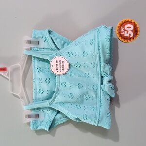 NEW Girls 2 piece bathing suit Small 6 *BINL